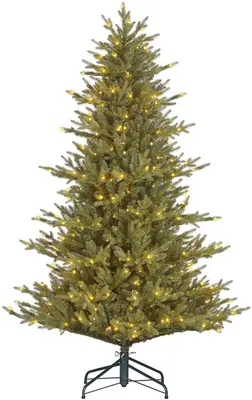 Black Box Trees Meran verlichte kunstkerstboom groen 215cm - 384 lampjes - afbeelding 4