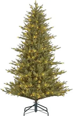 Black Box Trees Meran verlichte kunstkerstboom groen 230cm - 408 lampjes - afbeelding 1