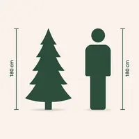 Black Box Trees Nagoya kunstkerstboom 180 cm - afbeelding 8