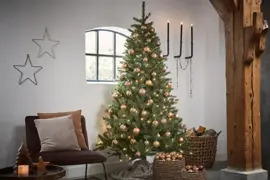 Black Box Trees Toronto Deluxe verlichte kerstboom groen 155cm - 180 lampjes - afbeelding 4