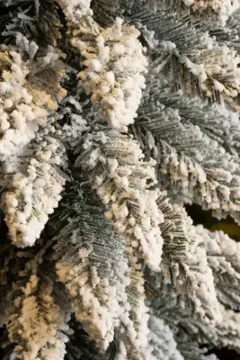 Black Box Trees Vilna Kunstkerstboom besneeuwd groen 185cm - afbeelding 3