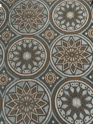 Blommie's Lifestyle buitenkleed rechthoek 170x270cm bruin, turquoise