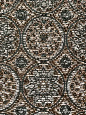 Blommie's Lifestyle buitenkleed rechthoek 60x180cm bruin, turquoise
