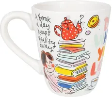 Blond Amsterdam beker aardewerk books hug 0,35l 10x11.5cm multi  - afbeelding 3