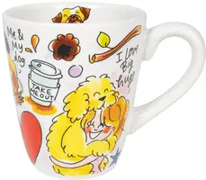 Blond Amsterdam beker knuffel hond shake it off 350ml  - afbeelding 1