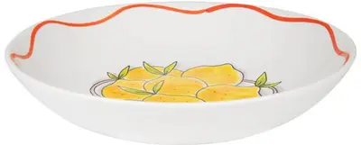 Blond Amsterdam bord aardewerk pasta citroen 23x4.3cm multi  - afbeelding 2