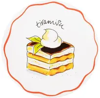 Blond Amsterdam bord aardewerk pasta tiramisu 18x2cm multi  - afbeelding 1