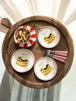 Blond Amsterdam bord aardewerk pasta tiramisu 18x2cm multi  - afbeelding 3