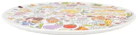 Blond Amsterdam bord aardewerk pizza sharing 31x2cm multi  - afbeelding 2