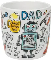 Blond Amsterdam cappuccino mok aardewerk best dad 10x10.5cm multi  - afbeelding 2