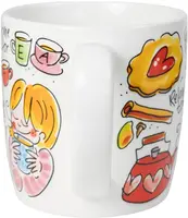 Blond Amsterdam cappuccino mok aardewerk mom 10x10.5cm multi  - afbeelding 4