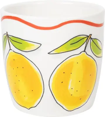 Blond Amsterdam cappuccinobeker aardewerk 0,5l pasta citroen multi - afbeelding 2