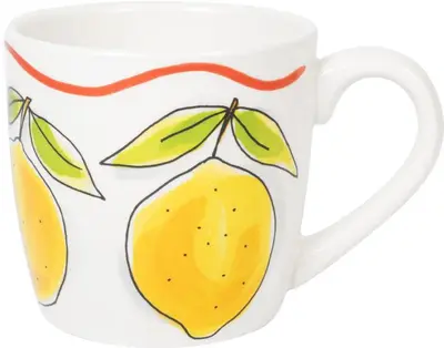 Blond Amsterdam cappuccinobeker aardewerk 0,5l pasta citroen multi - afbeelding 1