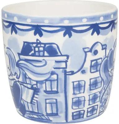 Blond Amsterdam cappuccinobeker aardewerk Delfts Blond 0,5l multi - afbeelding 2