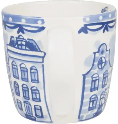 Blond Amsterdam cappuccinobeker aardewerk Delfts Blond 0,5l multi - afbeelding 4