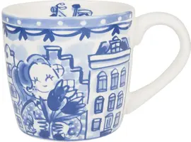 Blond Amsterdam cappuccinobeker aardewerk Delfts Blond 0,5l multi - afbeelding 1