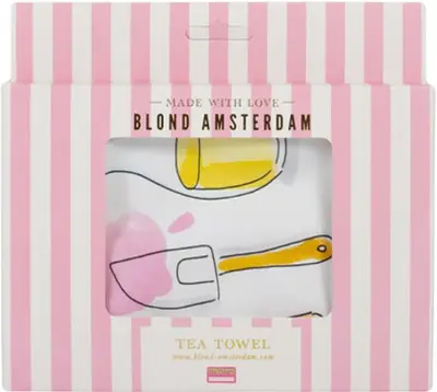 Blond Amsterdam even bijkletsen theedoek  - afbeelding 3