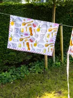 Blond Amsterdam even bijkletsen theedoek  - afbeelding 4