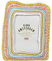 Blond Amsterdam fotolijst keramiek even bijkletsen 22.5x18.5x1.5cm multi - afbeelding 1