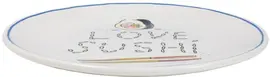 Blond Amsterdam gebaksbordje aardewerk love sushi 18x1.5cm multi  - afbeelding 2
