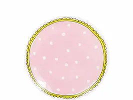 Blond Amsterdam gebaksbordje aardewerk stip 18x1.5cm multi  - afbeelding 1