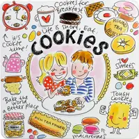 Blond Amsterdam koekblik rvs cookies 22x22x8.5cm multi  - afbeelding 5