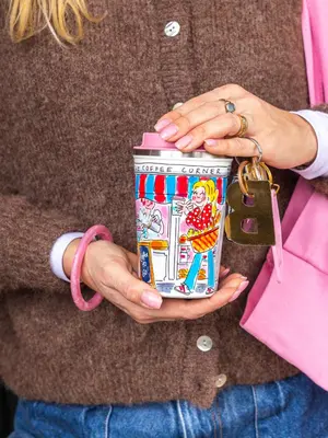 Blond Amsterdam koffiebeker rvs Even Bijkletsen 0,38l multi - afbeelding 5