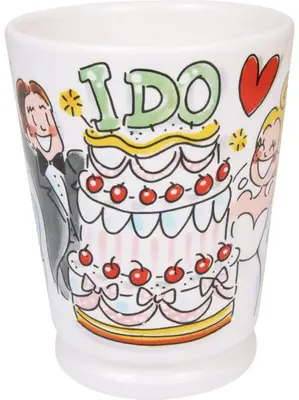 Blond Amsterdam koffiemok aardewerk mazagran 10x13cm multi  - afbeelding 2