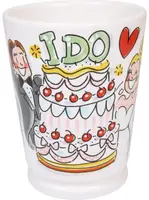 Blond Amsterdam koffiemok aardewerk mazagran 10x13cm multi  - afbeelding 2