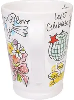 Blond Amsterdam koffiemok aardewerk mazagran 10x13cm multi  - afbeelding 4