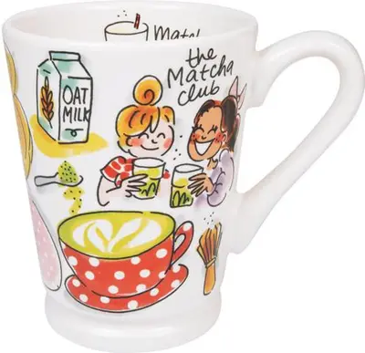 Blond Amsterdam koffiemok aardewerk mazagran 10x13cm multi  - afbeelding 1