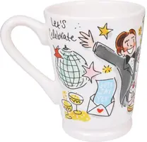 Blond Amsterdam koffiemok aardewerk mazagran 10x13cm multi  - afbeelding 3