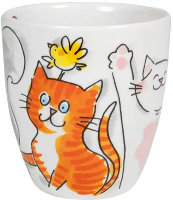 Blond Amsterdam minimok aardewerk cat 8x8.5cm multi  - afbeelding 2
