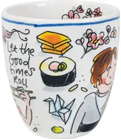 Blond Amsterdam minimok aardewerk let the good times roll 8x8.5cm multi  - afbeelding 4