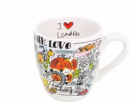 Blond Amsterdam minimok aardewerk london 8x8.5cm multi  - afbeelding 1