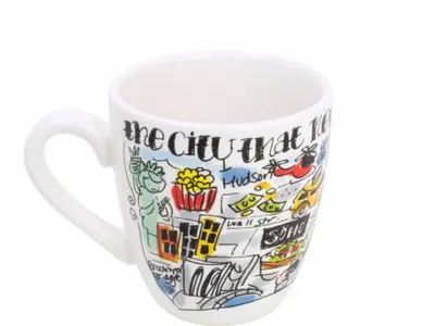 Blond Amsterdam minimok aardewerk new york 8x8.5cm multi  - afbeelding 3