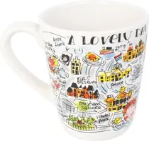 Blond Amsterdam mok aardewerk amsterdam 10x11.5cm multi  - afbeelding 1