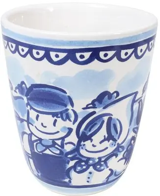 Blond Amsterdam mok aardewerk delfts blond 10x11.5cm multi  - afbeelding 2