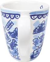 Blond Amsterdam mok aardewerk delfts blond 10x11.5cm multi  - afbeelding 4