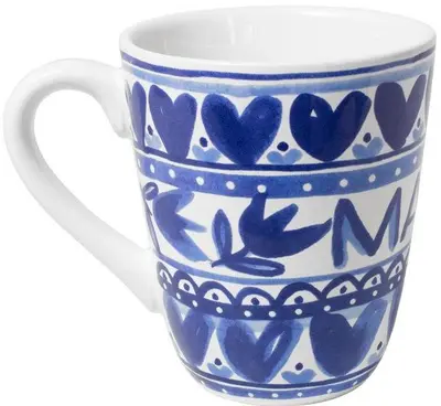 Blond Amsterdam mok aardewerk delfts blond 10x11.5cm multi  - afbeelding 3