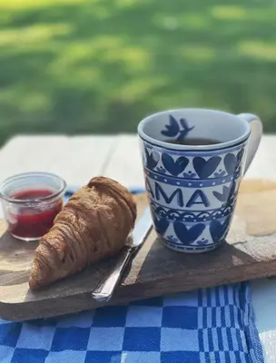 Blond Amsterdam mok aardewerk delfts blond 10x11.5cm multi  - afbeelding 5