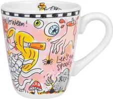 Blond Amsterdam mok aardewerk halloween 10x11.5cm multi  - afbeelding 1