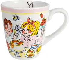 Blond Amsterdam mok aardewerk happy easter 10x11.5cm multi  - afbeelding 1