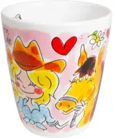 Blond Amsterdam mok aardewerk horse lover 10x11.5cm multi  - afbeelding 4