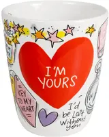 Blond Amsterdam mok aardewerk i'm yours 0x11cm multi  - afbeelding 1