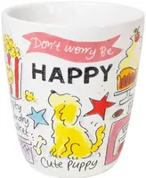 Blond Amsterdam mok aardewerk mok met rollerskates 0,35l 10x11.5cm multi  - afbeelding 2