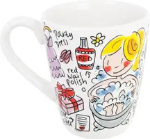 Blond Amsterdam mok aardewerk my favorite things 9x11cm multi 