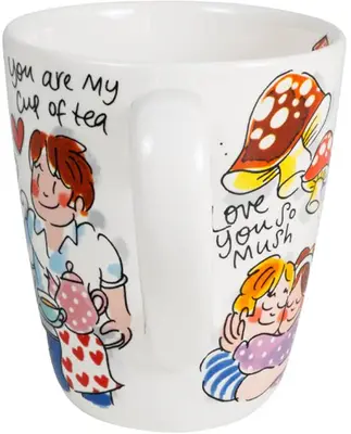 Blond Amsterdam mok aardewerk you're mine 10x11.5cm multi  - afbeelding 4