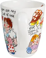 Blond Amsterdam mok aardewerk you're mine 10x11.5cm multi  - afbeelding 4