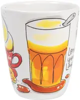Blond Amsterdam mok keramiek coffee 10x11.5cm multi  - afbeelding 2